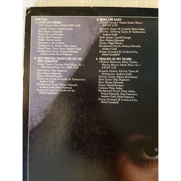 Linda Ronstadt Prisoner In Disguise 33RPM Asylum Records 1975 - Picture 5 of 15